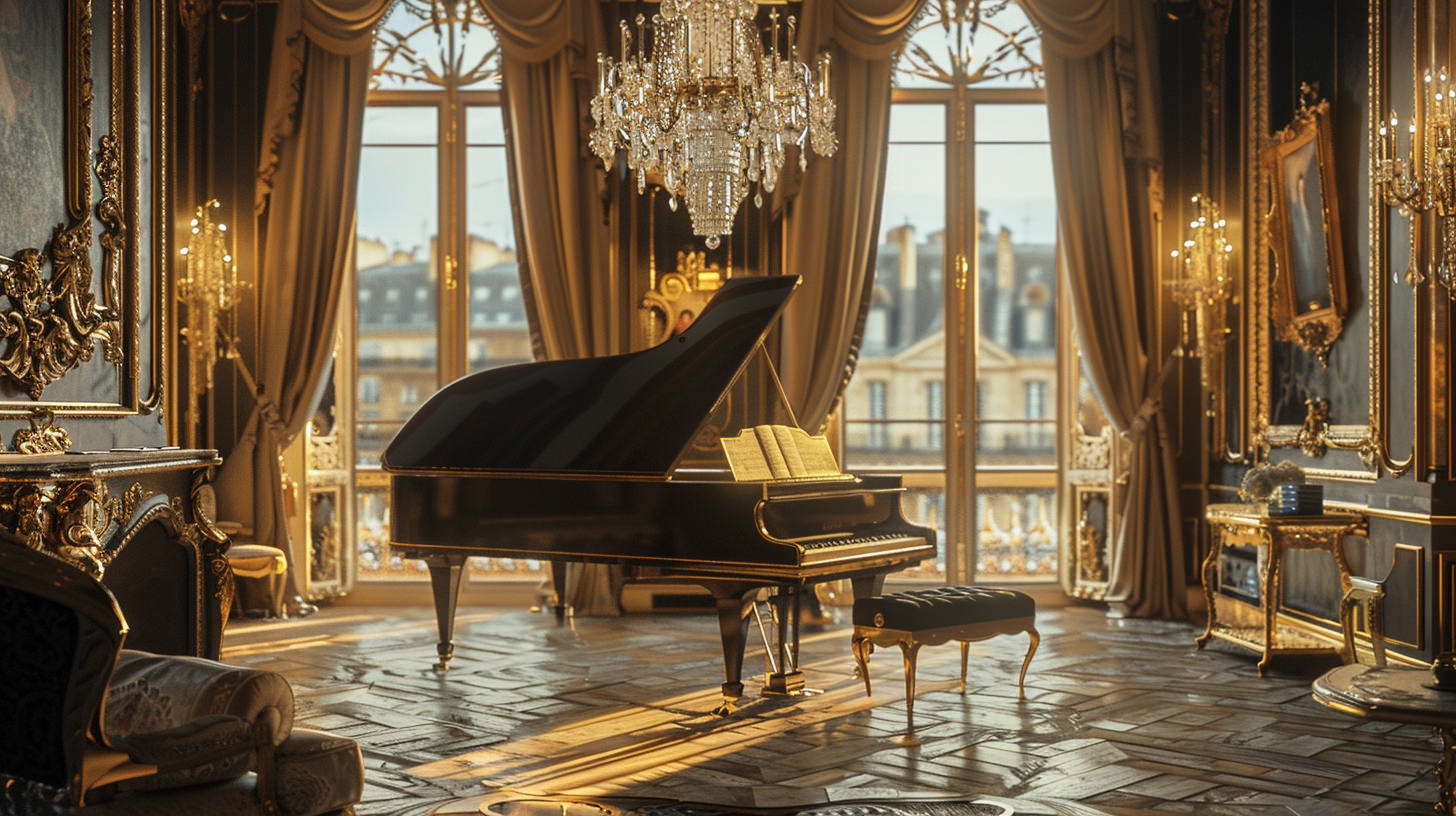 Visite virtuelle Salon Chopin - Piano de Frédéric Chopin à la Maison Chaumet